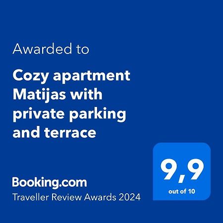 Cozy Apartment Matijas With Private Parking And Terrace Split Zewnętrze zdjęcie